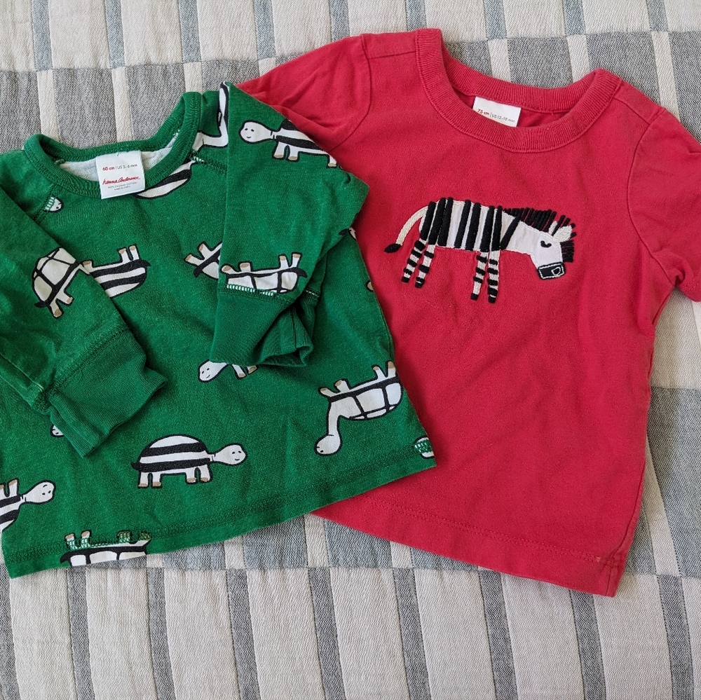 Hanna Andersson animal shirt bundle